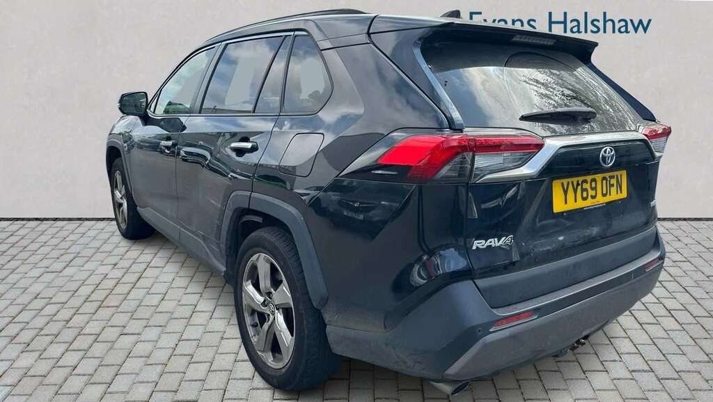 Toyota Rav 4 2.5 Vvt-i Hybrid Design Cvt 2019 Black #3
