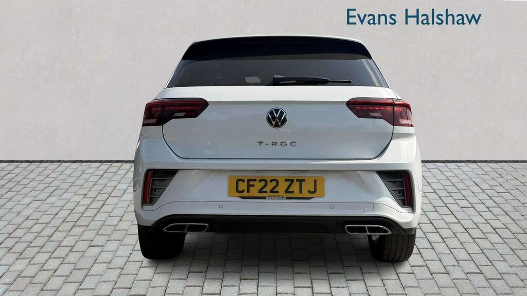 Volkswagen T-Roc 1.5 Tsi R-line Dsg 2022 White #5
