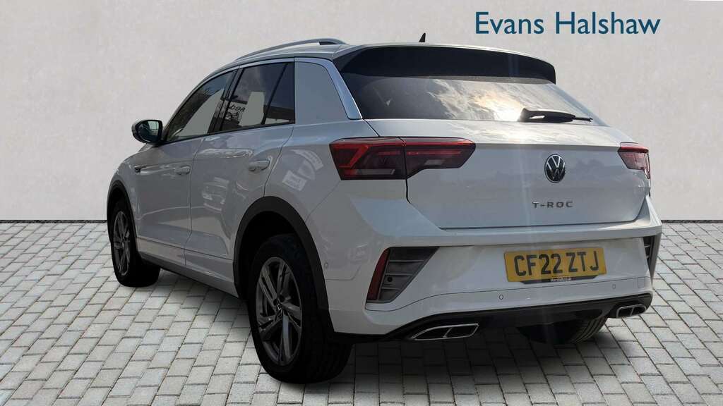 Volkswagen T-Roc 1.5 Tsi R-line Dsg 2022 White #2