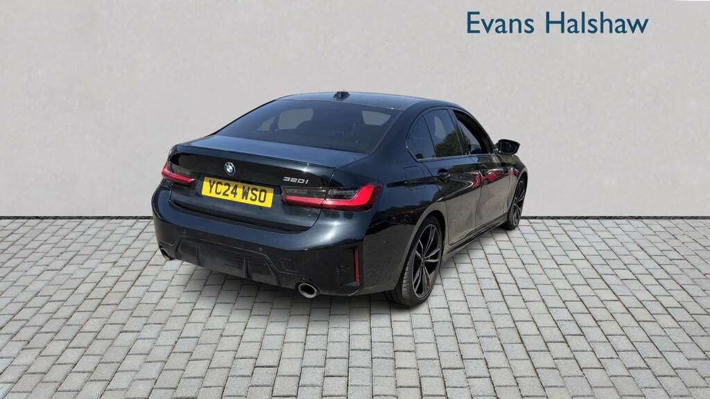 BMW 3 Series 330E M Sport Step 2024 Blue #4
