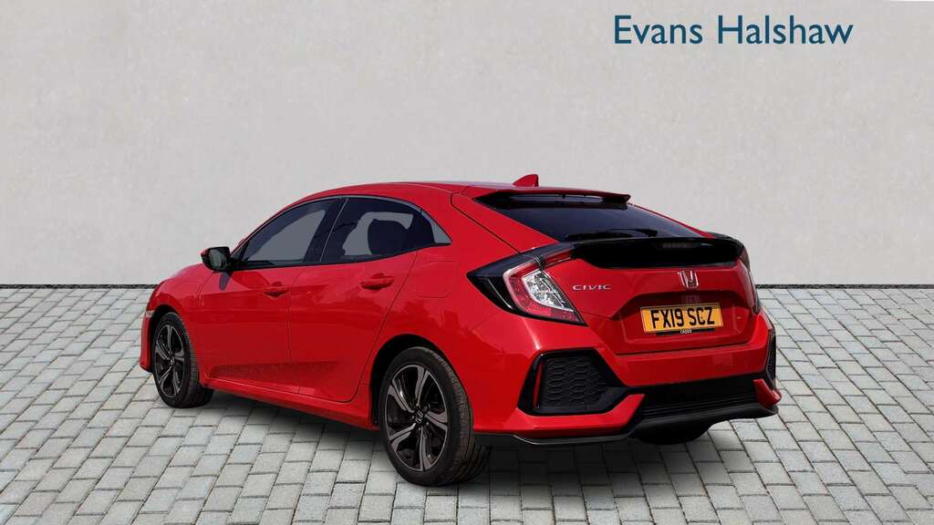 Honda Civic 1.0 Vtec Turbo 126 Sr Cvt 2019 Red #2