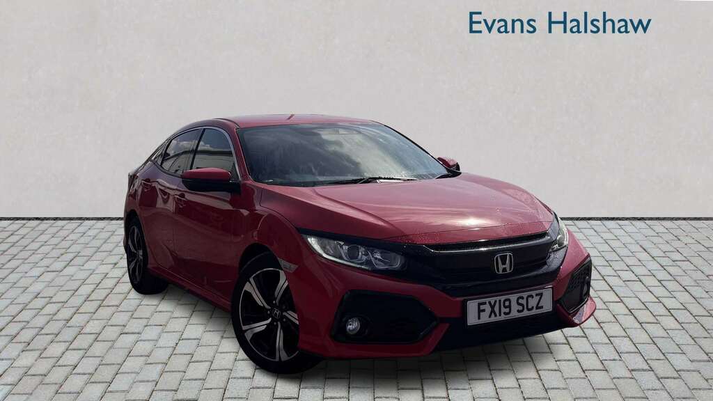 Honda Civic 1.0 Vtec Turbo 126 Sr Cvt 2019 Red