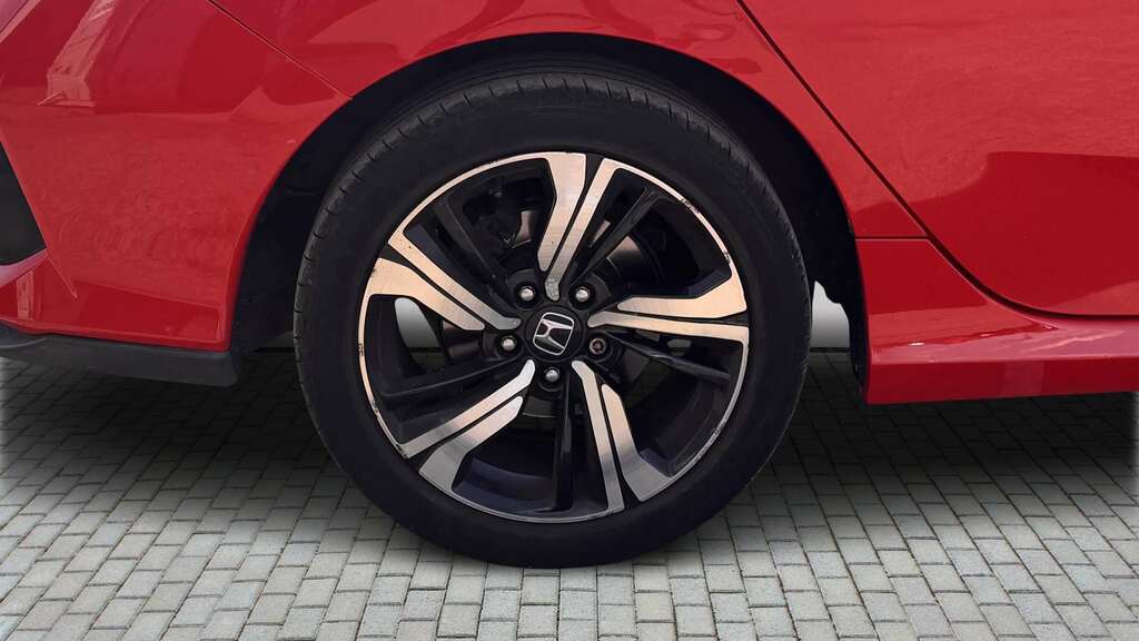 Honda Civic 1.0 Vtec Turbo 126 Sr Cvt 2019 Red #5