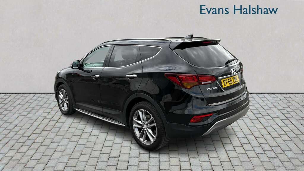 Hyundai Santa Fe 2.2 Crdi Blue Drive Premium Se 7 Seats Black #3