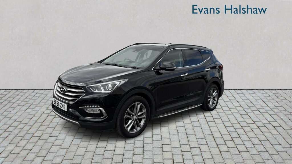Hyundai Santa Fe 2.2 Crdi Blue Drive Premium Se 7 Seats Black #2