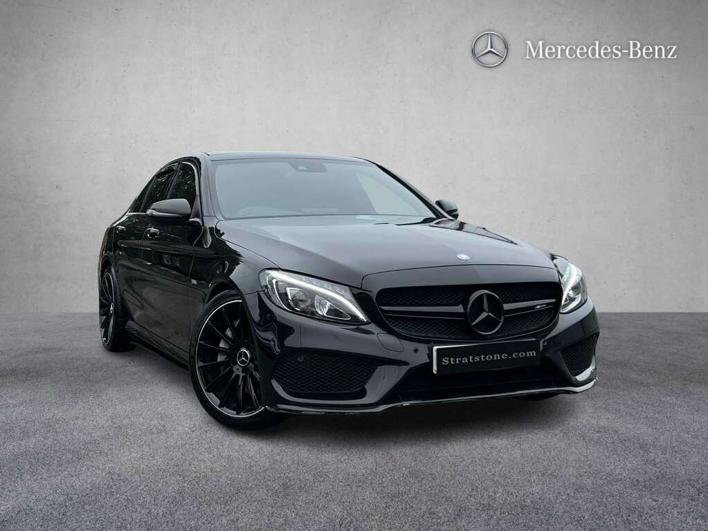Mercedes-Benz C Class C250d Amg Line Premium Plus 9G-tronic 2017 Black