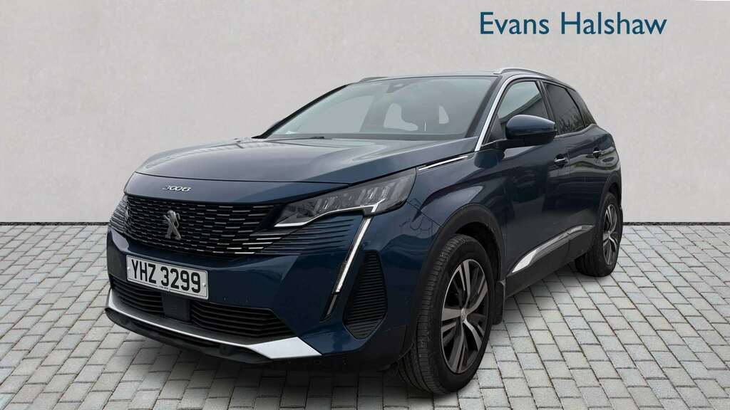 Peugeot 3008 1.5 Bluehdi Allure Premium Eat8 2021 Blue #3