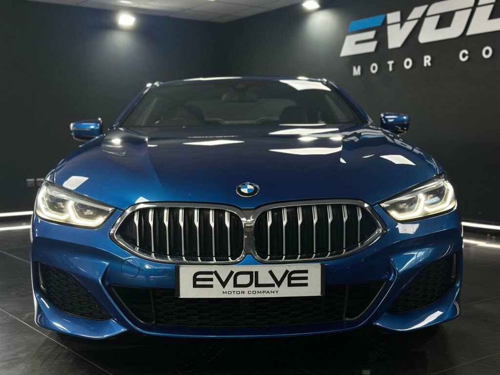 BMW 8 Series Gran Coupe 840D Xdrive Blue #4