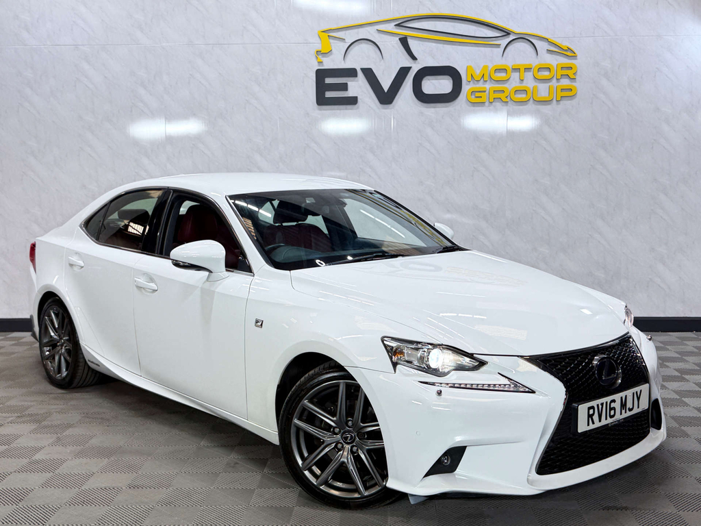 Lexus IS 2.5 300H F Sport Saloon Hybrid E Cvt Eu White #78