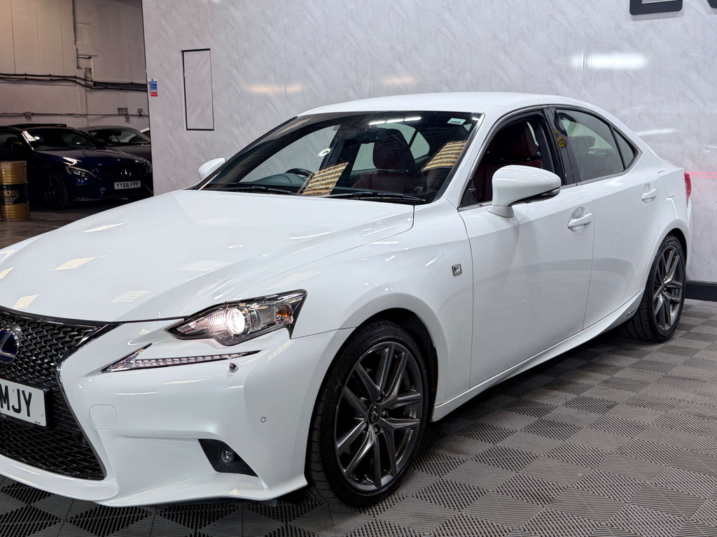 Lexus IS 2.5 300H F Sport Saloon Hybrid E Cvt Eu White #8