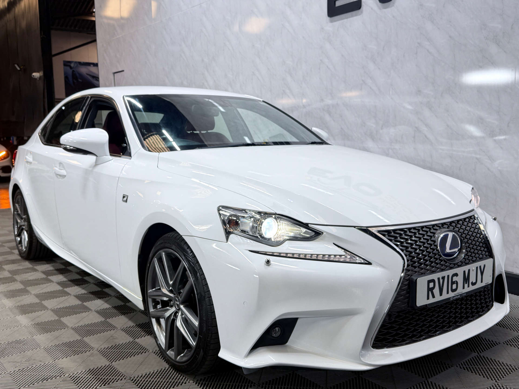 Lexus IS 2.5 300H F Sport Saloon Hybrid E Cvt Eu White #12