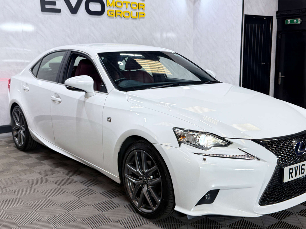 Lexus IS 2.5 300H F Sport Saloon Hybrid E Cvt Eu White #7