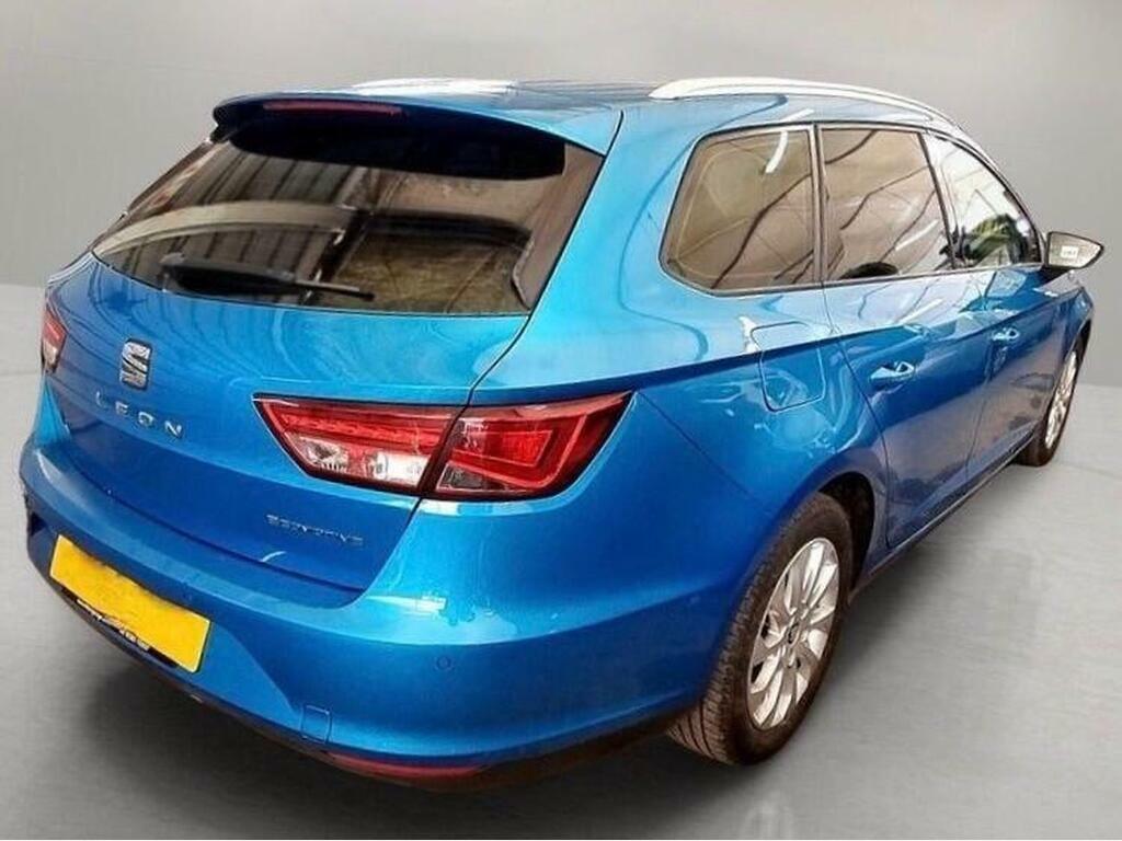 Seat Leon 1.6 Tdi Se Sport Tourer Euro 6 S S Blue #5