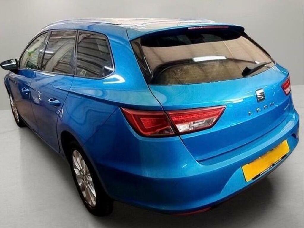Seat Leon 1.6 Tdi Se Sport Tourer Euro 6 S S Blue #3