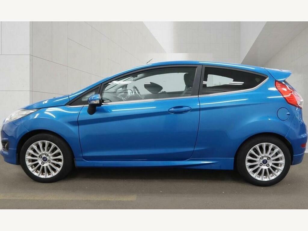 Ford Fiesta 1.6 Titanium Powershift Euro 5 Blue #4
