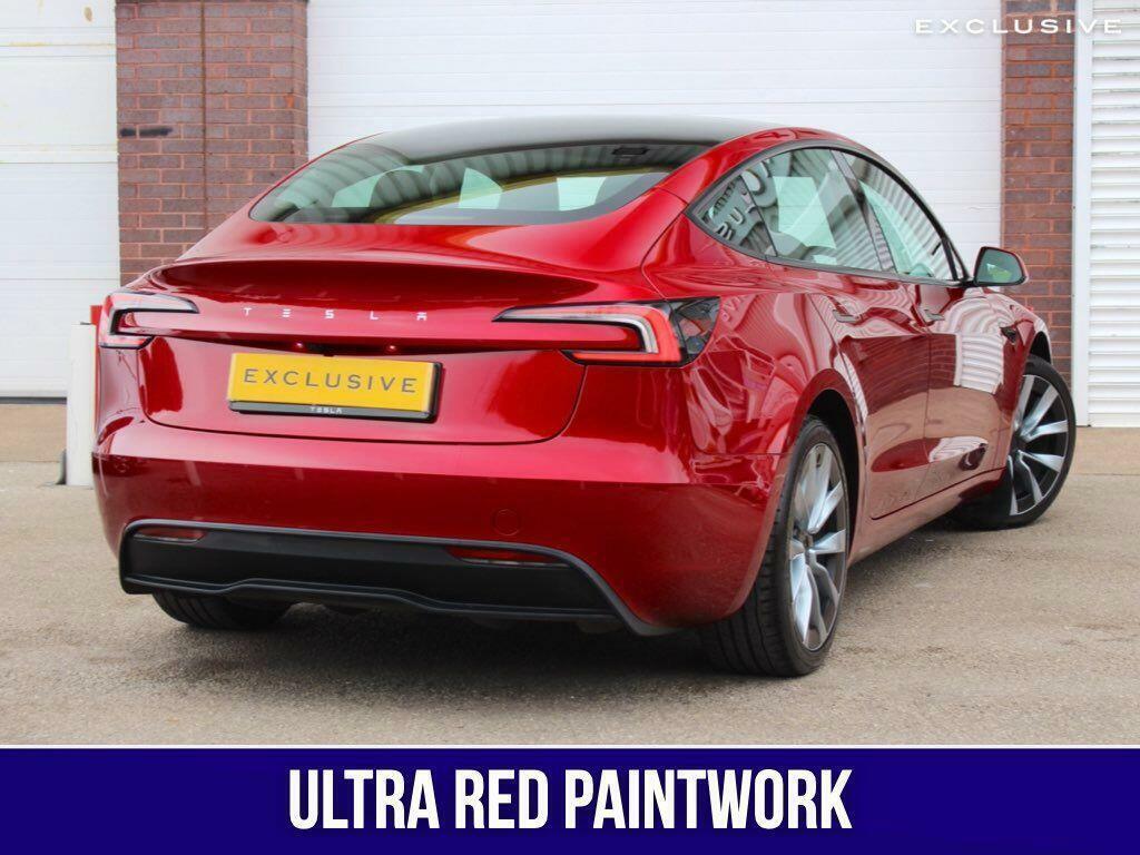 Tesla Model 3 Long Range Rwd Red #5