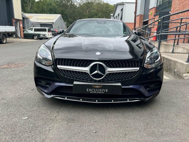Mercedes-Benz SLC 2017 2.1 Slc250d Amg Line G-tronic Euro 6 Ss Black #2