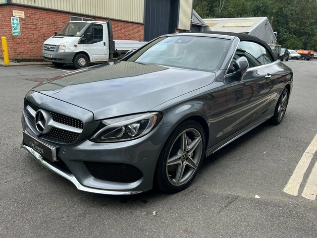 Mercedes-Benz C Class 2018 2.1 C220d Amg Line Cabriolet G-tronic Euro 6 Grey #3