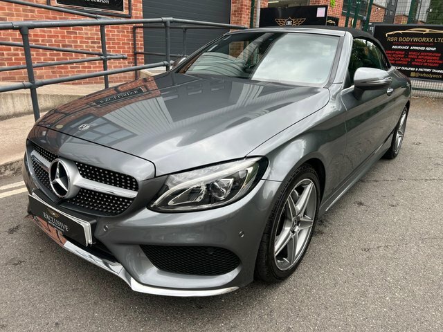 Mercedes-Benz C Class 2018 2.1 C220d Amg Line Cabriolet G-tronic Euro 6 Grey #6