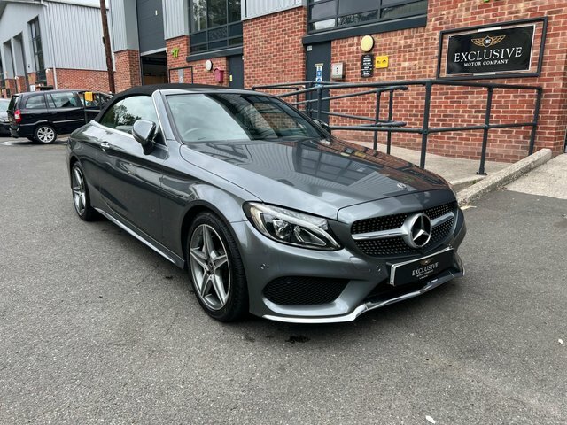 Mercedes-Benz C Class 2018 2.1 C220d Amg Line Cabriolet G-tronic Euro 6 Grey