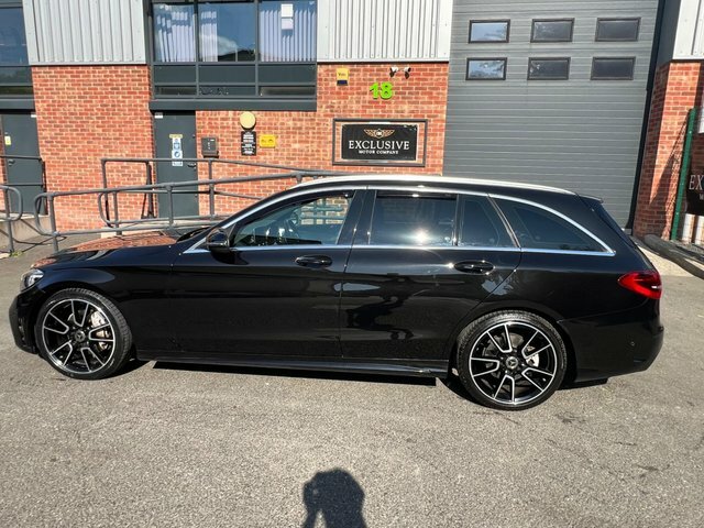 Mercedes-Benz C Class 2019 2.0 C220d Amg Line Premium G-tronic Euro 6 Black #4