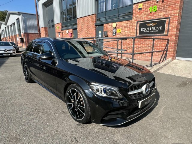 Mercedes-Benz C Class 2019 2.0 C220d Amg Line Premium G-tronic Euro 6 Black