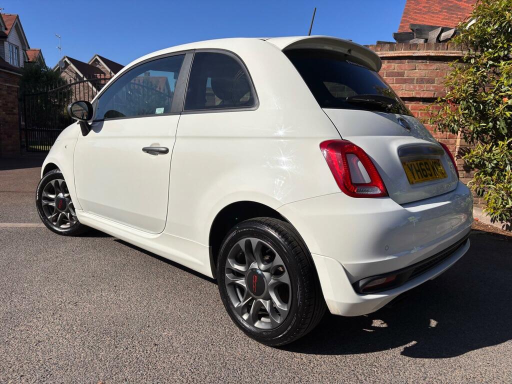 Fiat 500 S White #5