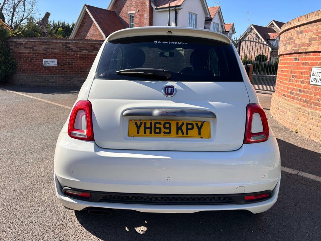 Fiat 500 S White #6