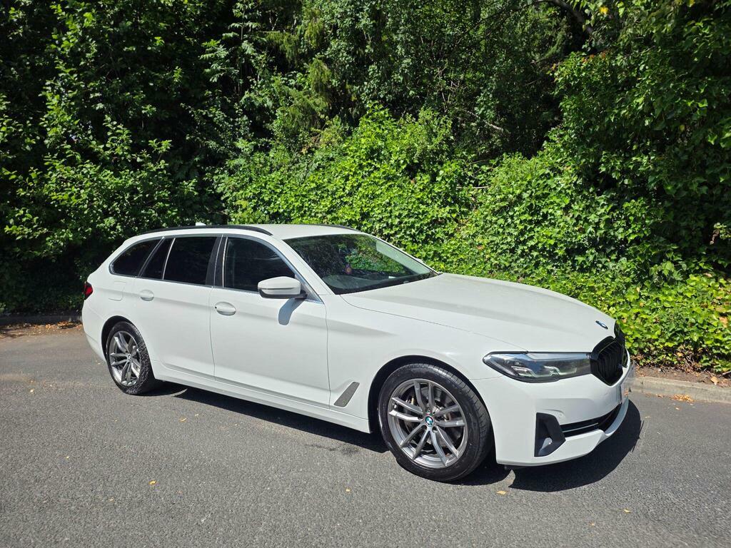 BMW 5 Series 3.0 530D Mht Se Touring Steptronic Xdrive Euro 6 White #2