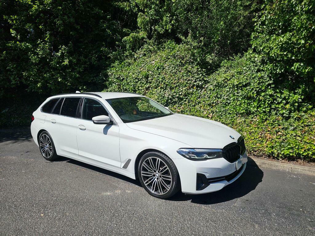 BMW 5 Series 3.0 530D Mht Se Touring Steptronic Xdrive Euro 6 White #2