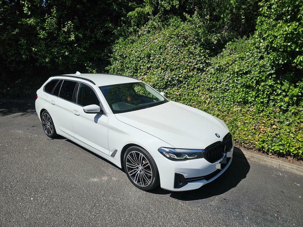 BMW 5 Series 3.0 530D Mht Se Touring Steptronic Xdrive Euro 6 White #3