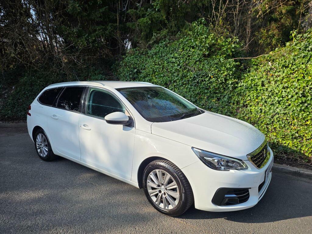 Peugeot 308 SW 1.2 Puretech Gpf Allure Euro 6 S S White #2