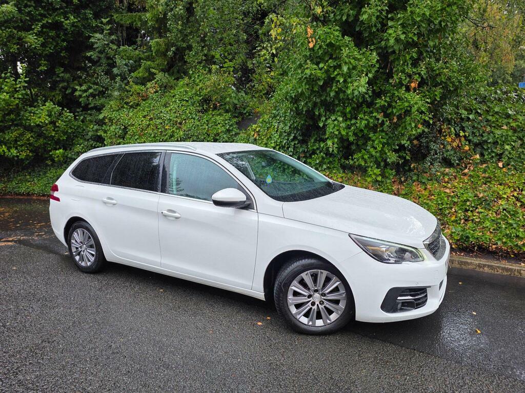Peugeot 308 SW 1.2 Puretech Gpf Allure Euro 6 S S White