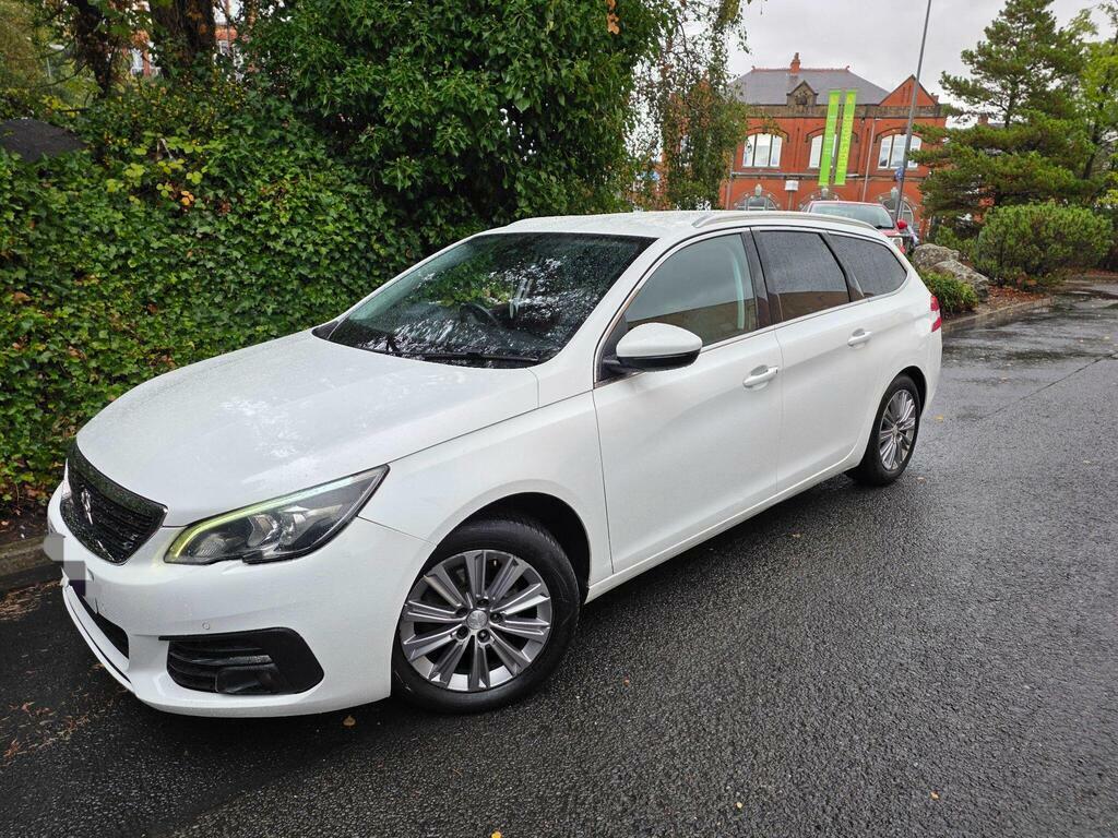 Peugeot 308 SW 1.2 Puretech Gpf Allure Euro 6 S S White #5