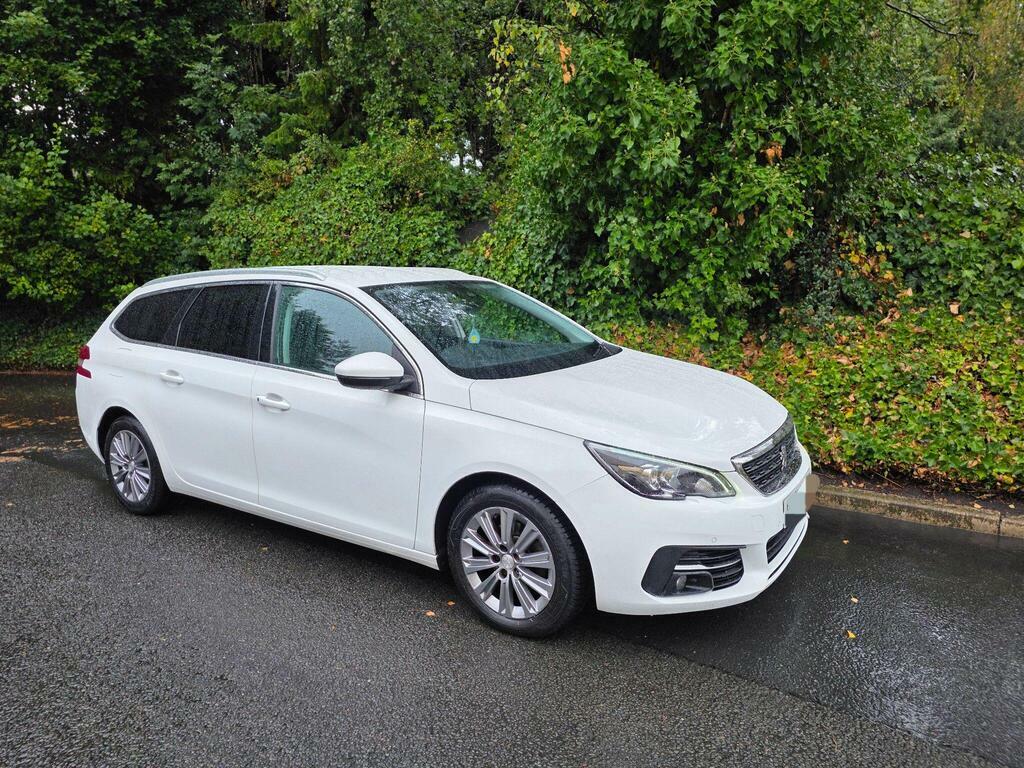 Peugeot 308 SW 1.2 Puretech Gpf Allure Euro 6 S S White #2