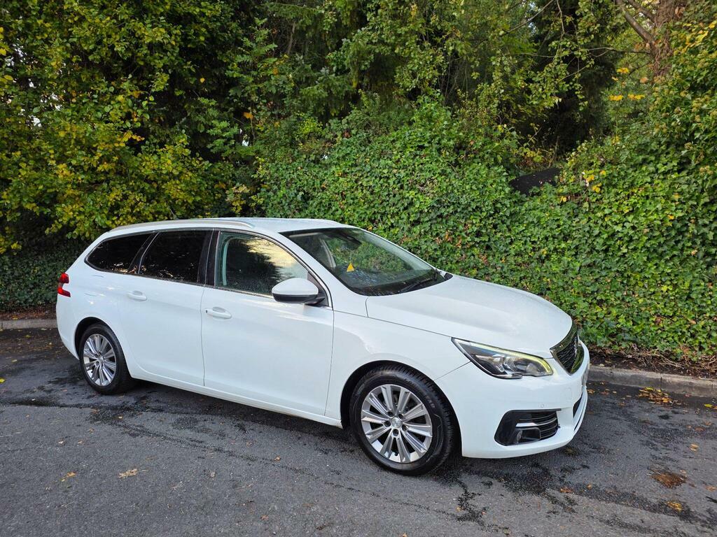Peugeot 308 SW 1.2 Puretech Gpf Allure Euro 6 S S White #2
