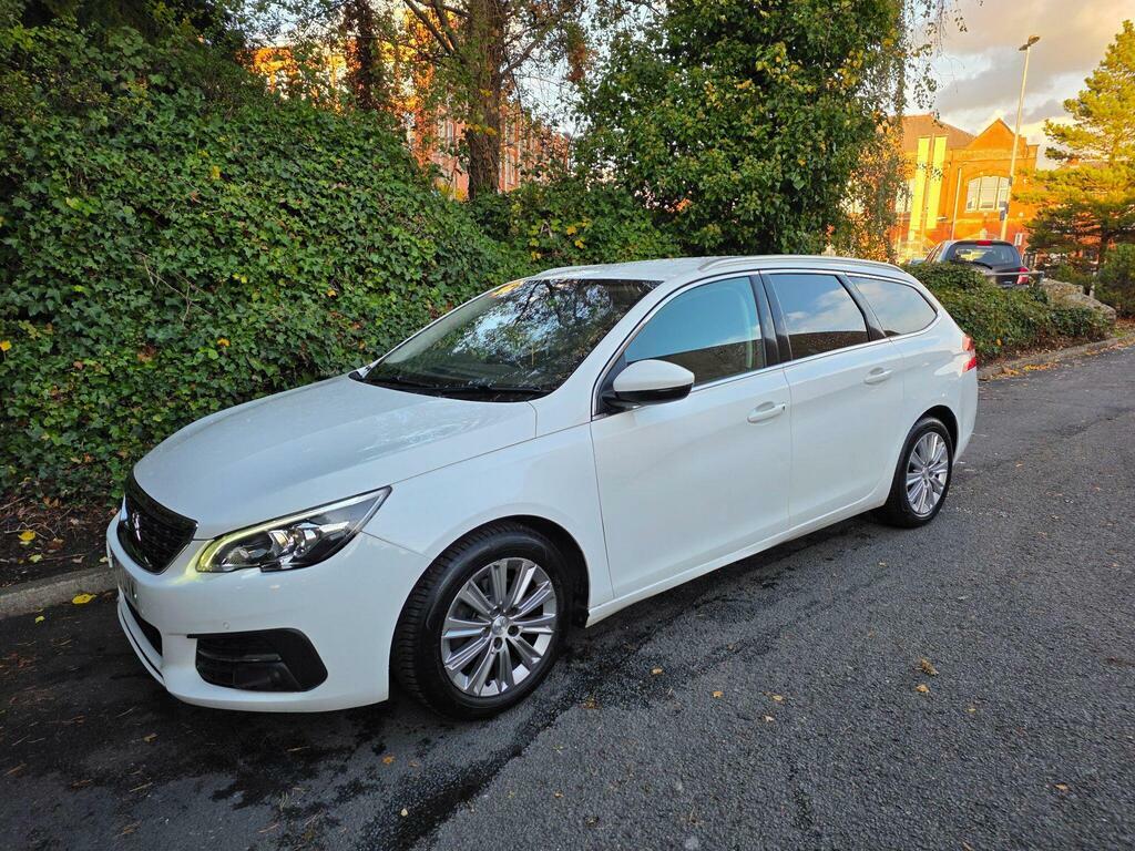 Peugeot 308 SW 1.2 Puretech Gpf Allure Euro 6 S S White #4