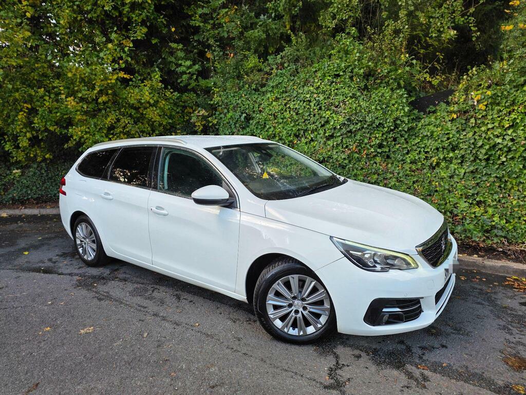 Peugeot 308 SW 1.2 Puretech Gpf Allure Euro 6 S S White