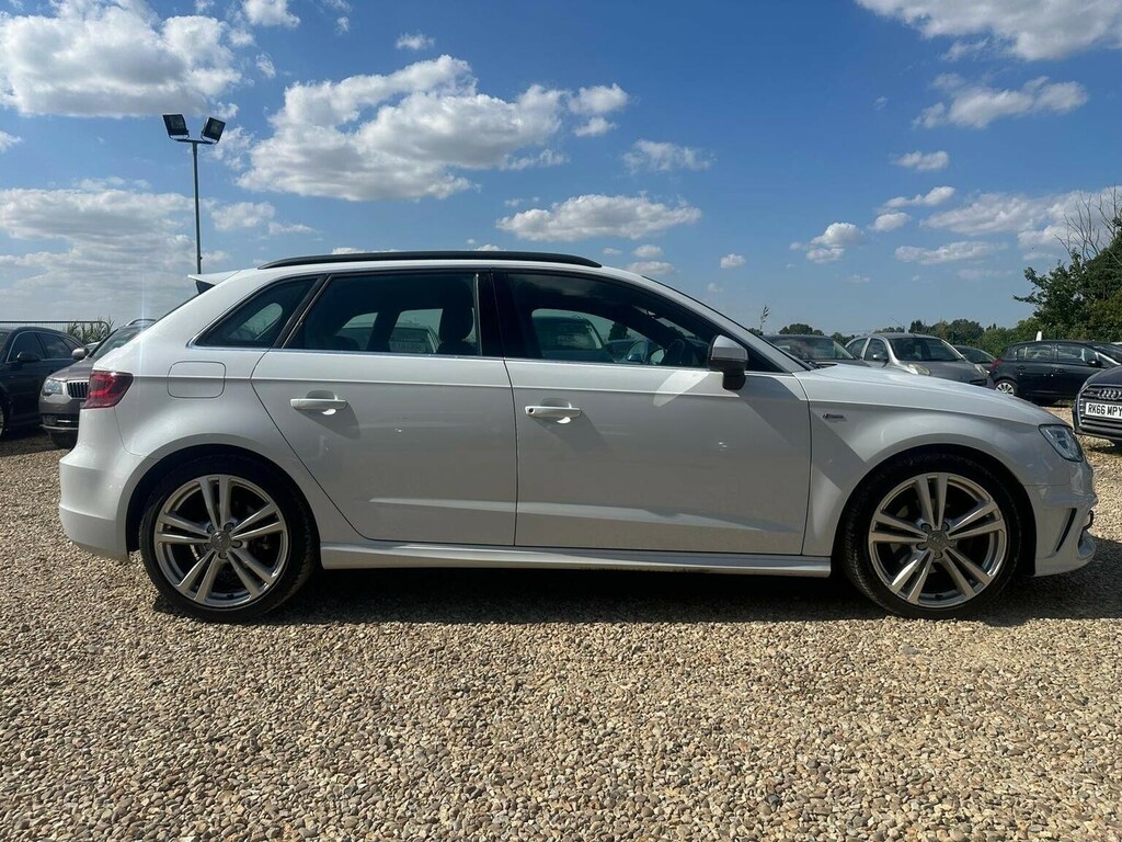 Audi A3 Hatchback 2.0 Tdi S Line Sportback S Tronic Euro 6 PL15ZDV White #5