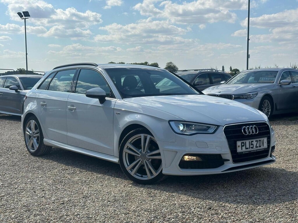 Audi A3 Hatchback 2.0 Tdi S Line Sportback S Tronic Euro 6 White