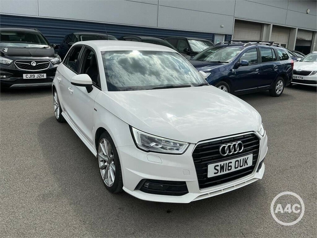 Audi A1 Hatchback 1.6 Tdi S Line Sportback Euro 6 Ss White