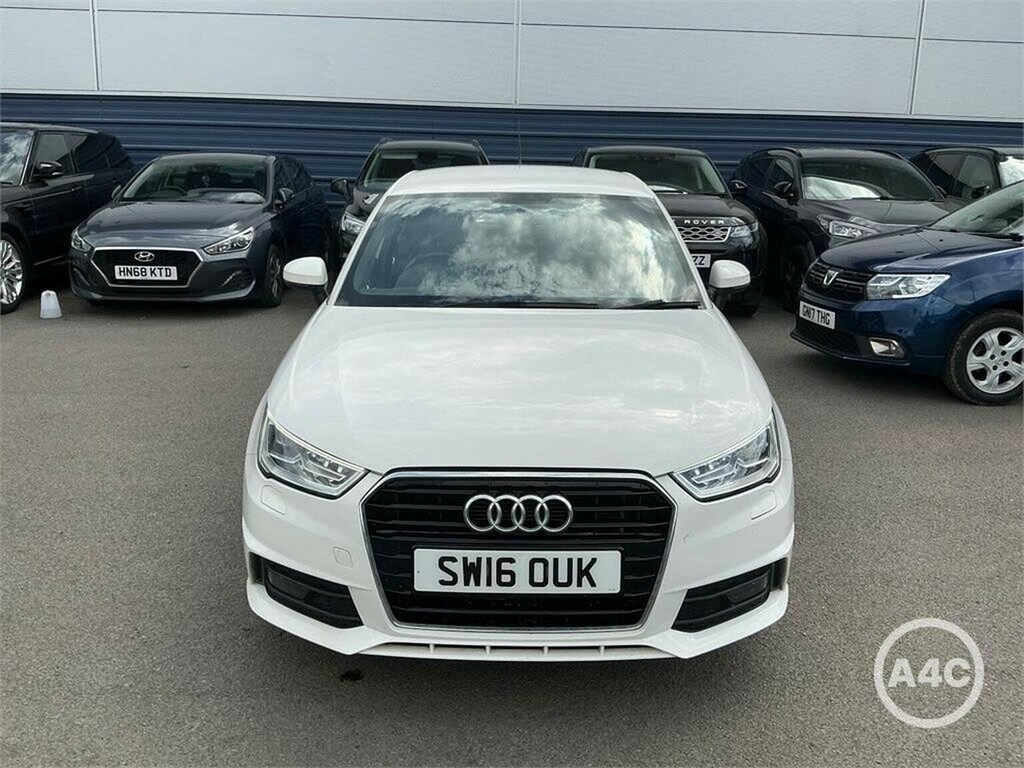 Audi A1 Hatchback 1.6 Tdi S Line Sportback Euro 6 Ss White #2