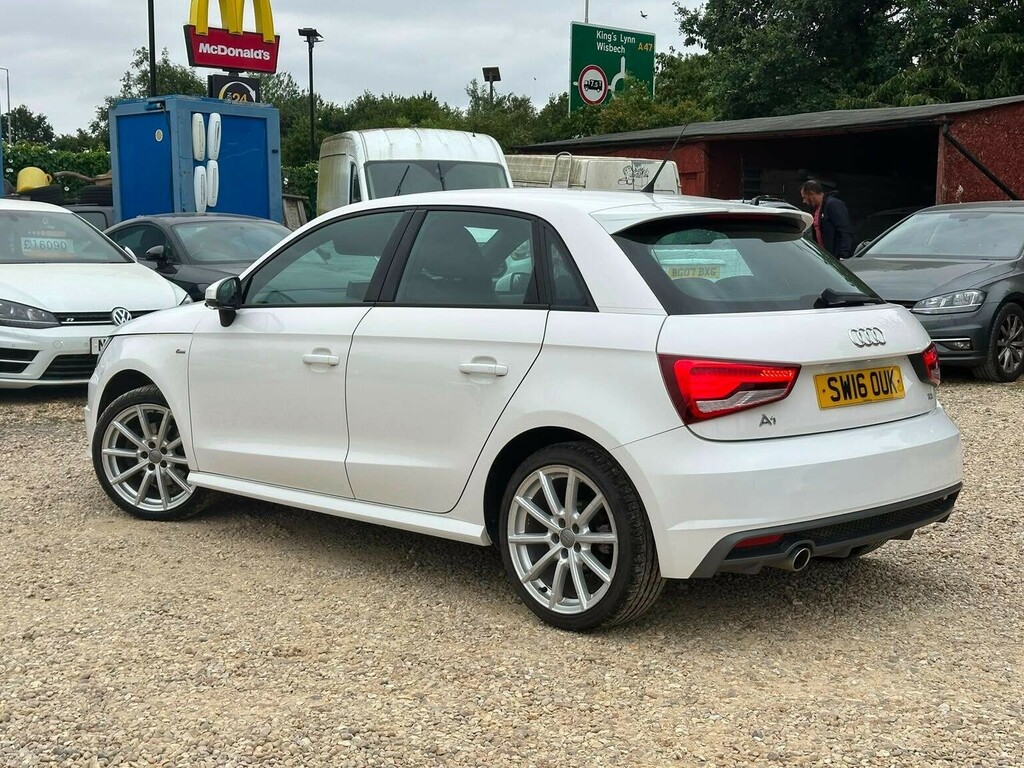 Audi A1 Hatchback 1.6 Tdi S Line Sportback Euro 6 Ss SW16OUK White #4