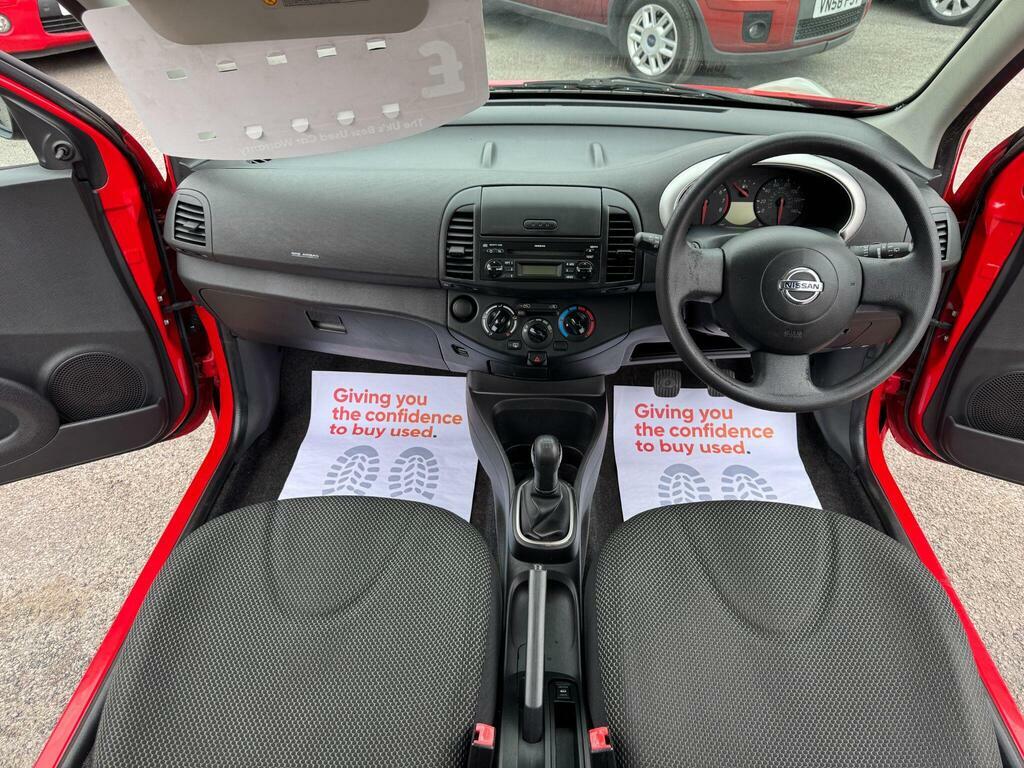 Nissan Micra 1.2 16V Visia Red #3