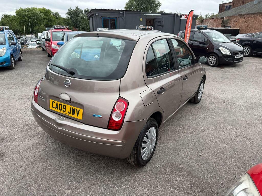 Nissan Micra 2009 09 Reg Hatchback 56,000 Miles 1.2L Black #7