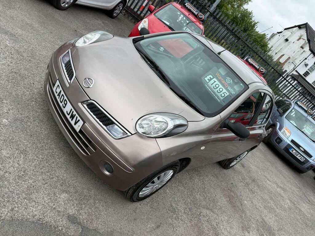Nissan Micra 2009 09 Reg Hatchback 56,000 Miles 1.2L Black #11