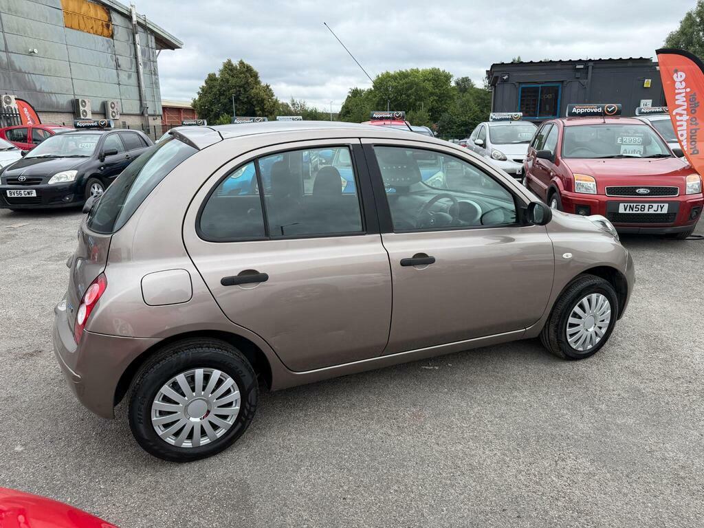 Nissan Micra 2009 09 Reg Hatchback 56,000 Miles 1.2L Black #8