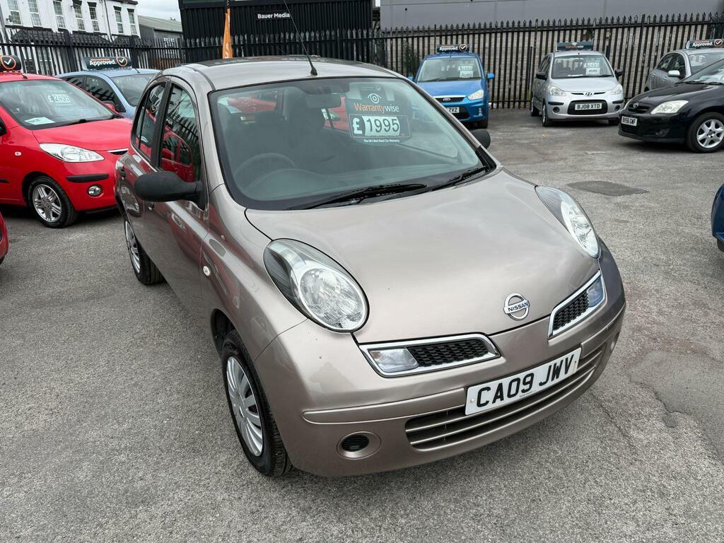 Nissan Micra 2009 09 Reg Hatchback 56,000 Miles 1.2L Black #26
