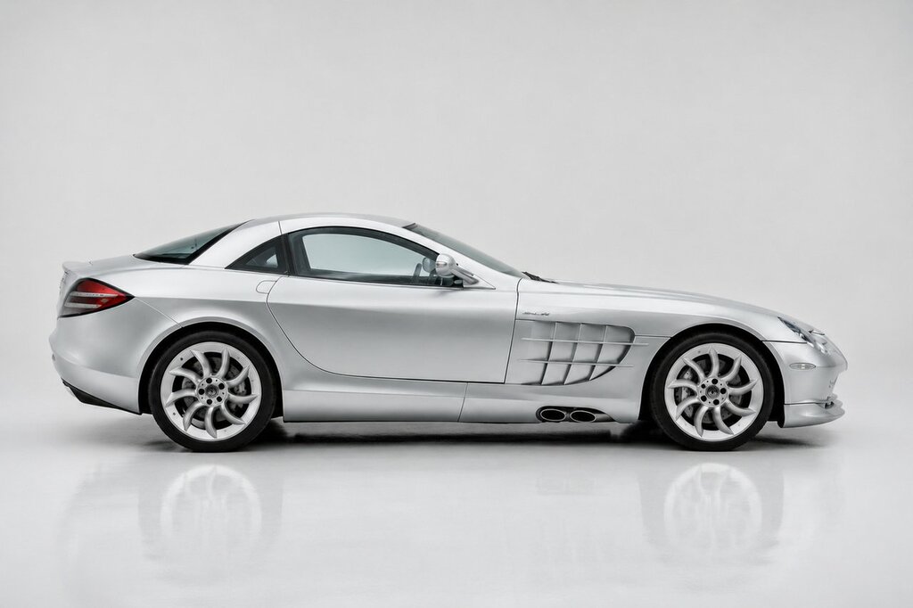 Mercedes-Benz SLR McLaren V8 Silver #5