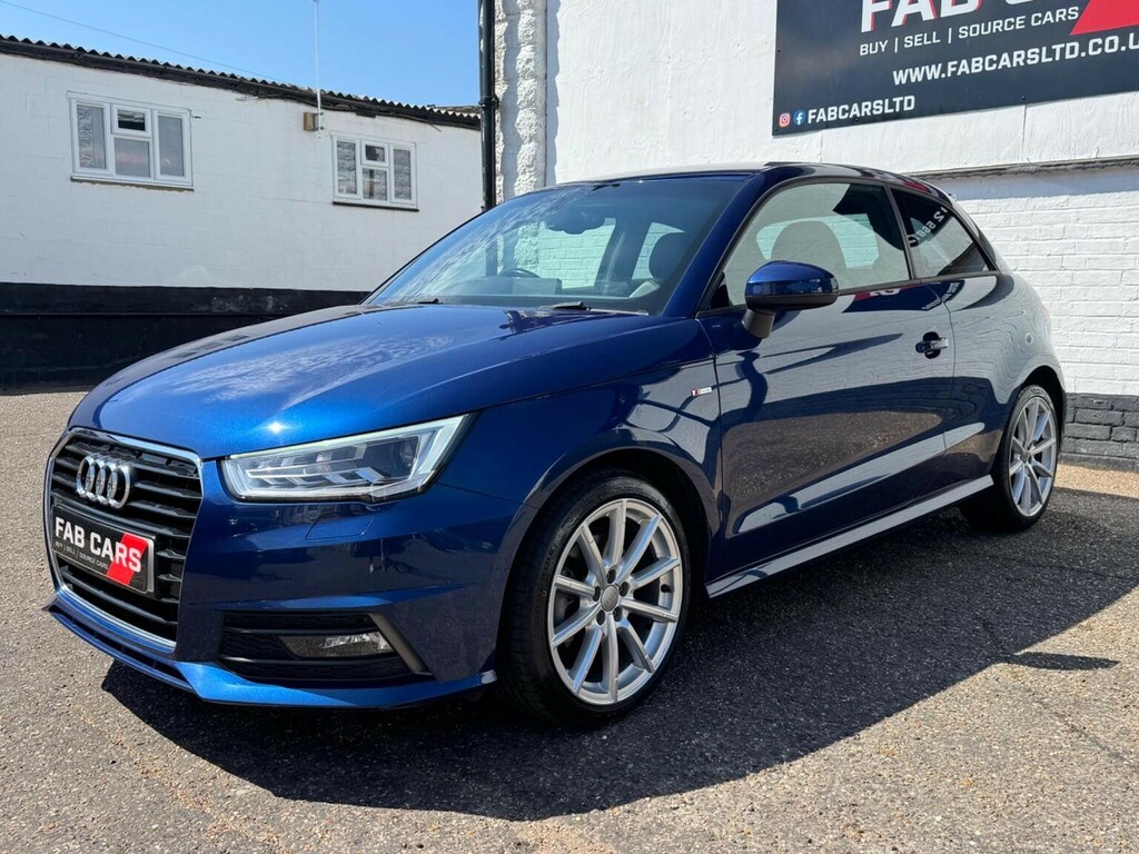 Audi A1 1.6 Tdi S Line S Tronic Euro 6 Ss 201515 OV15CBF Blue #4